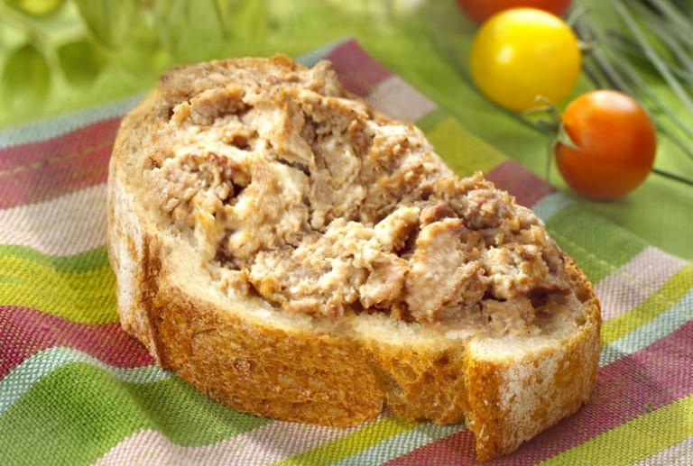 tartine pâté doré